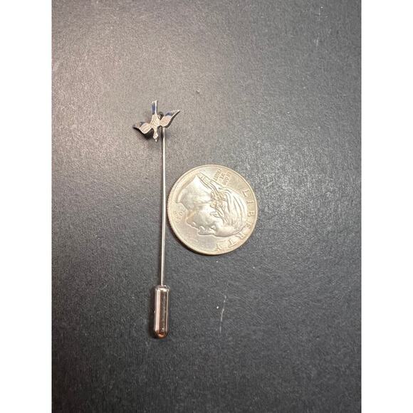 Vintage sterling Sweet Bird CHAPLL dove pin - Picture 6 of 10